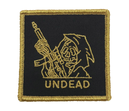 Custom Embroidered Patches gold embroidery